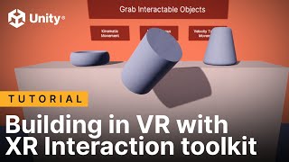 Worldbuilding in VR with Unitys XR Interaction Toolkit [upl. by Dragoon]