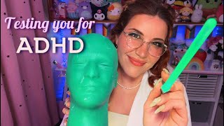 ASMR ••• Testing you for ADHD 💚🐸 NEW TESTS [upl. by Chelsie]