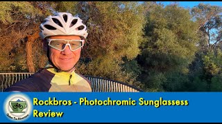 Rockbros Sunglasses Review  White Fixed Lens Photochromic [upl. by Ammadas96]