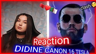 Didine Canon 16  Tesla Official Freestyle Music Video Reaction [upl. by Pond]