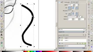 Line Drawing in Inkscape for Tracing [upl. by Ttihw785]