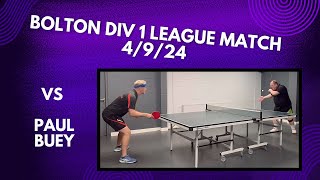 Neil Myatt vs Paul Buey  Bolton Div 1 League Match  4924 [upl. by Rennob]