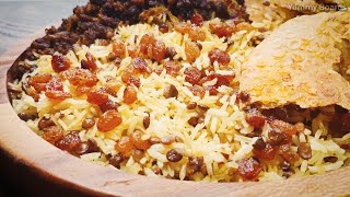 Adas Polo Persian lentils rice recipe [upl. by Holli]