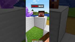 MINECRAFT  SPAWN TITAN MOB IN MINECRAFT🤯 WAIT FOR ITWITH はいよろこんで minecraft shorts [upl. by Naihtsirc]