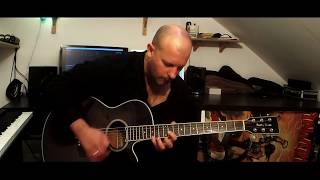 Through the Fire and Flames  Dragonforce Acoustic Solo [upl. by Gonta429]