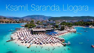 🇦🇱 Ksamil Saranda Llogara Il meglio della riviera Albanese 2023 Drone dji air 2 [upl. by Nnorahs]