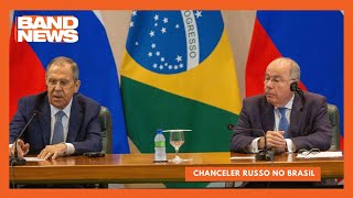 Comércio energia e a guerra na Ucrânia foram pautas  BandNews TV [upl. by Bronson]