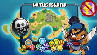 Lotus Island Apopalypse Guide  No Monkey Knowledge  BTD 6 2023 Updated [upl. by Silloh]