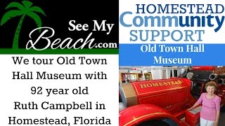 Ruth Campbell takes us on a tour of Old Town Hall in Homestead FL [upl. by Zins158]