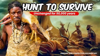 The Remarkable Life Of The Hadzabe Tribe  HuntingCooking And Surviving In The Wild  Compilation 2 [upl. by Mendoza]