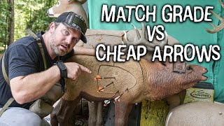 CHEAP vs EXPENSIVE Arrows  Arrow Building Tips for ACCURACY [upl. by Gnas362]