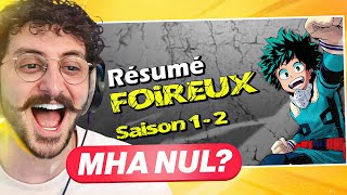 IL RÉAGIT AU RÉSUMÉ FOIREUX DE MY HERO ACADÉMIA S12 de CrazyBomb World [upl. by Aniraz]