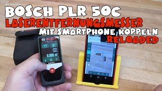 Bosch Laserentfernungsmesser PLR 50C  MeasureampGo App [upl. by Hendren128]