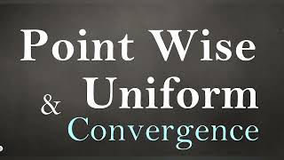 Point wise and uniform convergence  sequence of functions pointwise and uniform convergence [upl. by Yelyab]