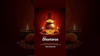 Happy Dhanteras Wishes Status  Dhanteras WhatsApp Status  धनतेरस स्टेटस  Dhanteras 2024 Status [upl. by Brewster]