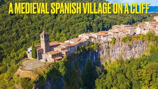 Castellfollit de la Roca A Medieval Spanish Village on a Cliff [upl. by Nannette]