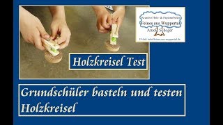 Holz Kreisel basteln und testen mit Arnold Schoger [upl. by Turro]