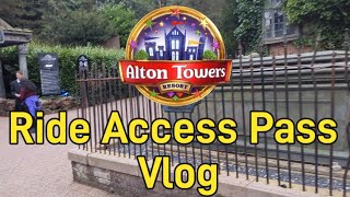 6 October Alton Towers Ride Access Pass Vlog 2024 [upl. by Athalia]