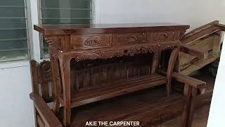 Learn to build a modern wood console table Easy project for stylish home desk I Akie The Carpenter [upl. by Mutat]