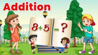 Basic Maths Addition For kids  Addition For kindergarten  Addition songs for kindergarten [upl. by Aremihc155]