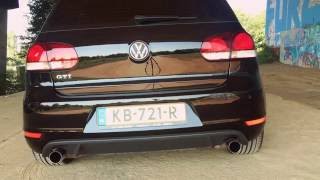 Golf VI GTI resonator delete sound [upl. by Eicart701]