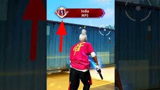 Indias no 1 mp5 player 😈🥶 ll mp5 player 🤣 ll shorts freefire [upl. by Dareen]