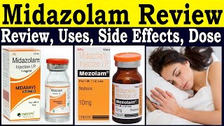 midazolam injection uses hindi  Dormicum midazolam 75 mg  uses Side Effecs Dose How to use [upl. by Giannini223]