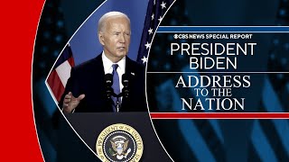 Biden addresses decision to drop out of 2024 presidential election  full coverage [upl. by Ky656]