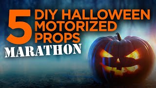 5 DIY Halloween Motorized Props [upl. by Hairas729]