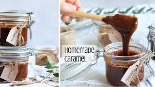 THE EASIEST HOMEMADE CARAMEL RECIPE EVER  INTHEKITCHENWITHELISA [upl. by Pavier]