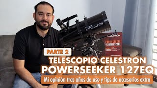 Cómo usar el Celestron Powerseeker 127EQ  EXTRAS  AG Astronomía [upl. by Sehcaep]