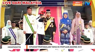 LANGSUNG DARI MALAYSIA  SULTAN BRUNEI amp RAJA ISTERI BERANGKAT KE ISTANA UNTUK PENTABALAN YDP KE 17 [upl. by Skyler765]