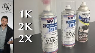 The difference between 1K 2K and 2X clear coat [upl. by Haral]