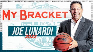 Joe Lunardi shares his FULL bracket for 2022 Mens March Madness  My Bracket [upl. by Nnahgem]