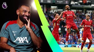 Mo Salah Answers Your Questions Memorable Goals amp Playing Against Man Utd [upl. by Toshiko290]