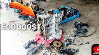 16L Ecoboost Turbo Engine Teardown Part 2 [upl. by Esinyl]