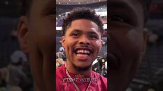 Shakur Stevenson swerves Boots vs Crawford question [upl. by Megargee]