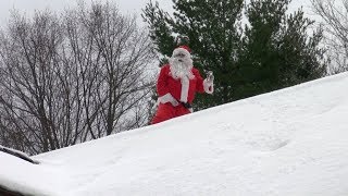 LEAKED  SANTA CLAUS SIGHTING CAUGHT ON TAPE [upl. by Kedezihclem887]