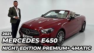 2021 Mercedes E450 30 AMG Line Night Edition Premium Plus 4Matic Convertible [upl. by Paza]