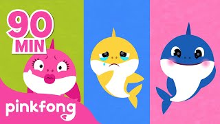 If Sharks are Happy  More  Baby Shark Songs Compilation  Pinkfong Kids Songs [upl. by Alexis]