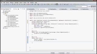 JAVA RMI 02  chat application Prototype Project [upl. by Leile]