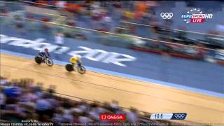 Womens Cycling Sprint Final  Olympics London 2012  Meares Anna wins Gold [upl. by Compte652]