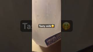 mukbang the milk was tasty😋 [upl. by Malo]