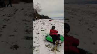 Winter Activities snow tubing atv winter outdoors funnyshorts shorts trending automobile [upl. by Ahsoj]