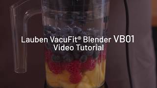 Video tutoriál Jak používat Lauben VacuFit® Blender VB01 [upl. by Lenee]