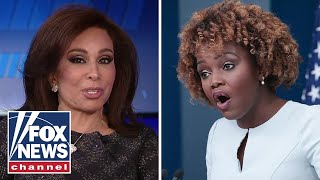 Judge Jeanine KJP snapped when pressed on Bidens mental decline [upl. by Hotchkiss]