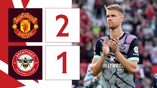 Manchester United 2 Brentford 1  Jensen scores but United win late on  Premier League Highlights [upl. by Marnia]