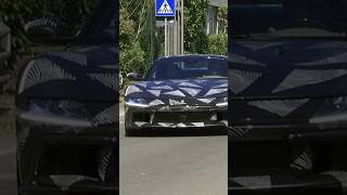 Beautiful New Ferrari 12 Cilindri Testing on the Street in Maranello Italian Supercars Ferrari 2024 [upl. by Aerised]