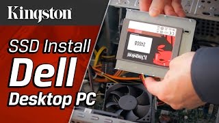 How to Install an SSD in a Dell Desktop PC  Kingston Technology [upl. by Candide]