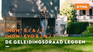 De geleidingsdraad leggen  STIHL iMOW® robotmaaier [upl. by Havstad359]